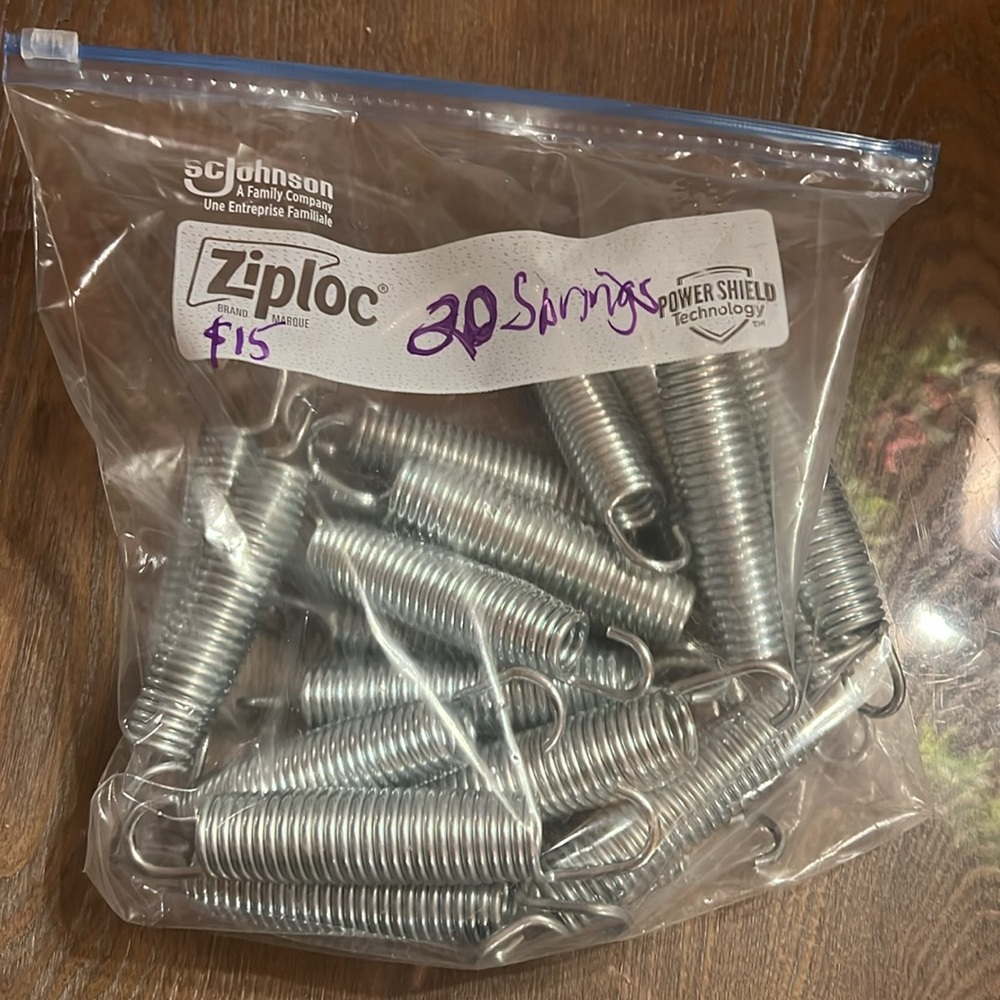 Pk of 20 HD Galvanized Steel Replacement Springs For Propel Trampolines-…